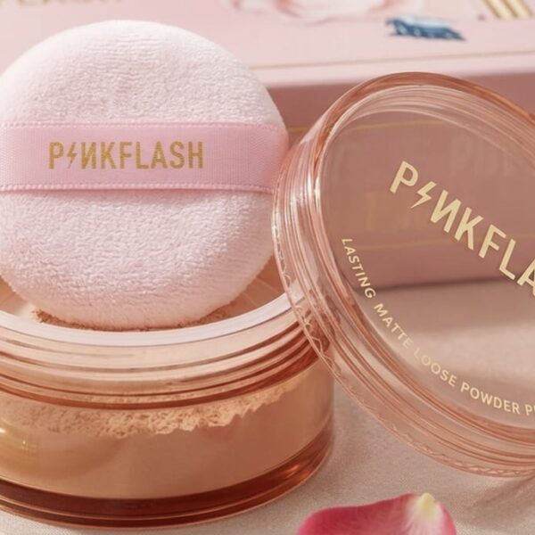 PINKFLASH Lasting Matte Loose Powder (PF-F06) (পিঙ্কফ্ল্যাশ লাস্টিং ম্যাট লুজ পাউডার)