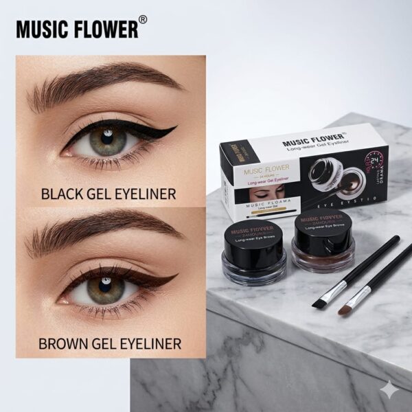 Music Flower Long-wear Gel Eyeliner