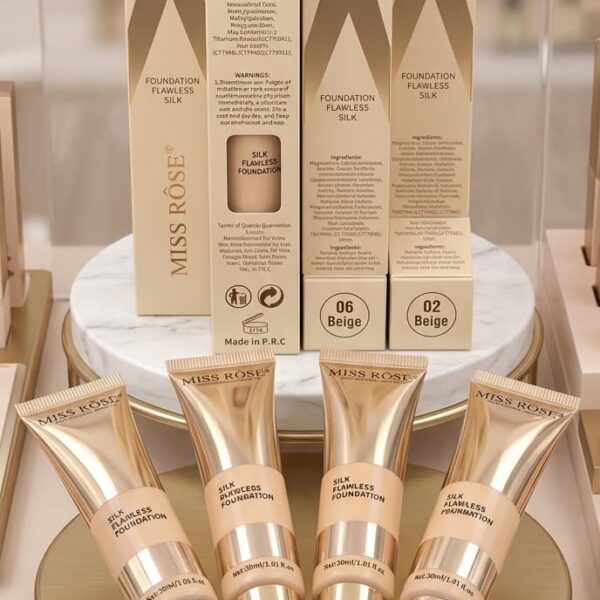 MISS RÔSE Professional Make-up - Silk Flawless Foundation (Tube)