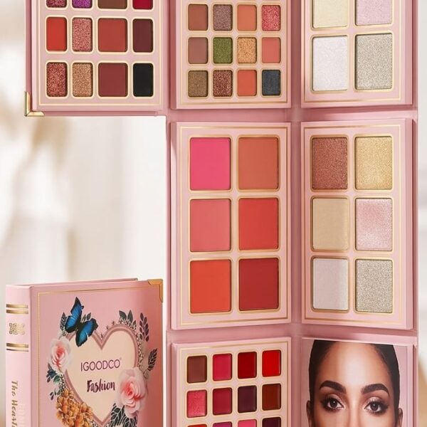IGOODCO Fashion "The Heartthrob Collection" 5-in-1 Multi-Color Makeup Set Palette (Book Style)